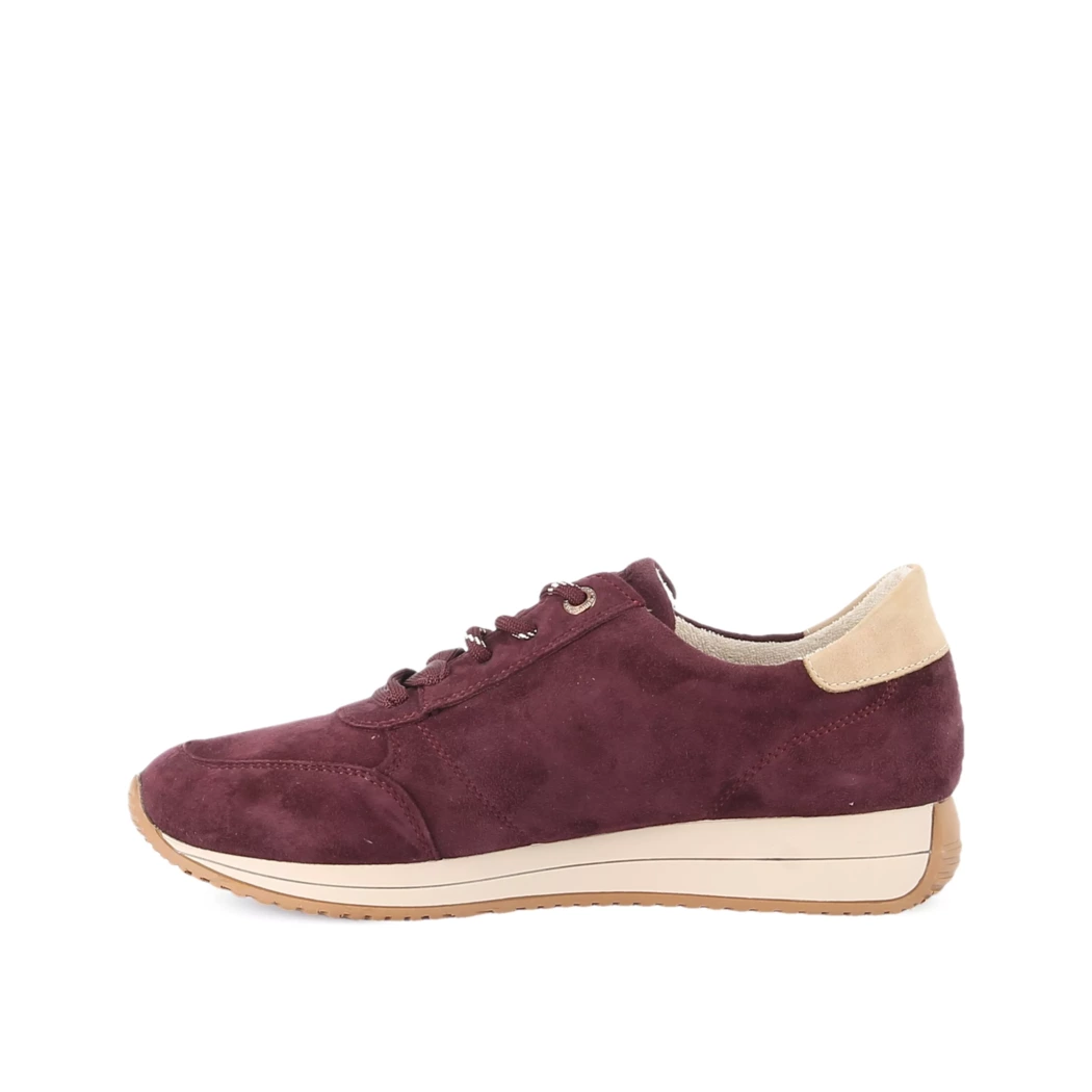 Image (4) de la chaussures Remonte - Baskets Bordeaux en Cuir nubuck