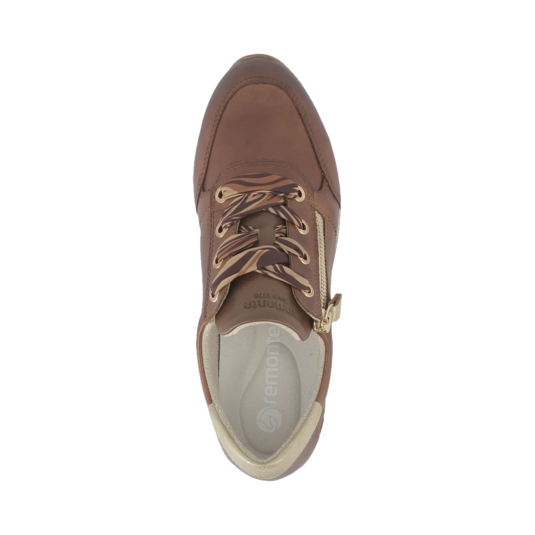 Image (6) de la chaussures Remonte - Baskets Cuir naturel / Cognac en Cuir