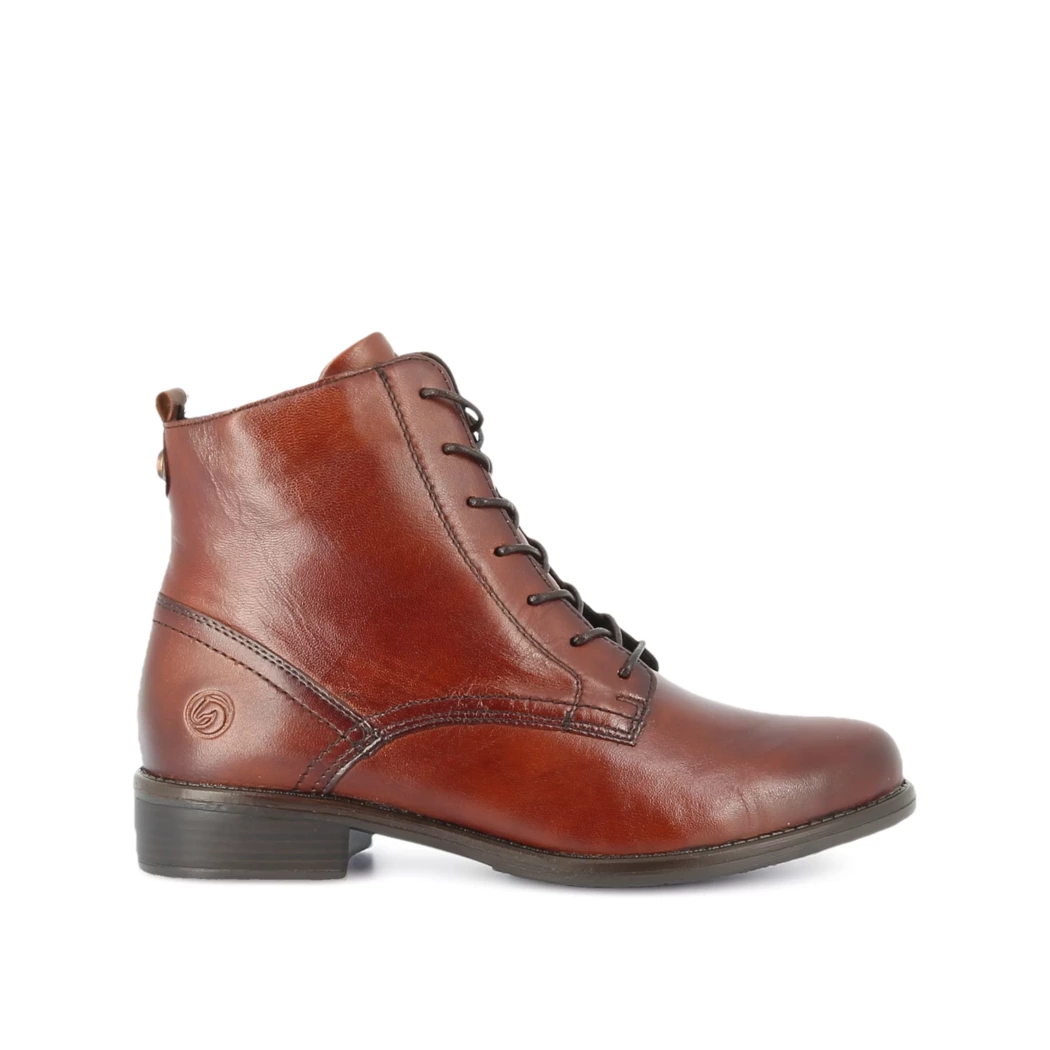 Image (2) de la chaussures Remonte - Bottines Cuir naturel / Cognac en Cuir