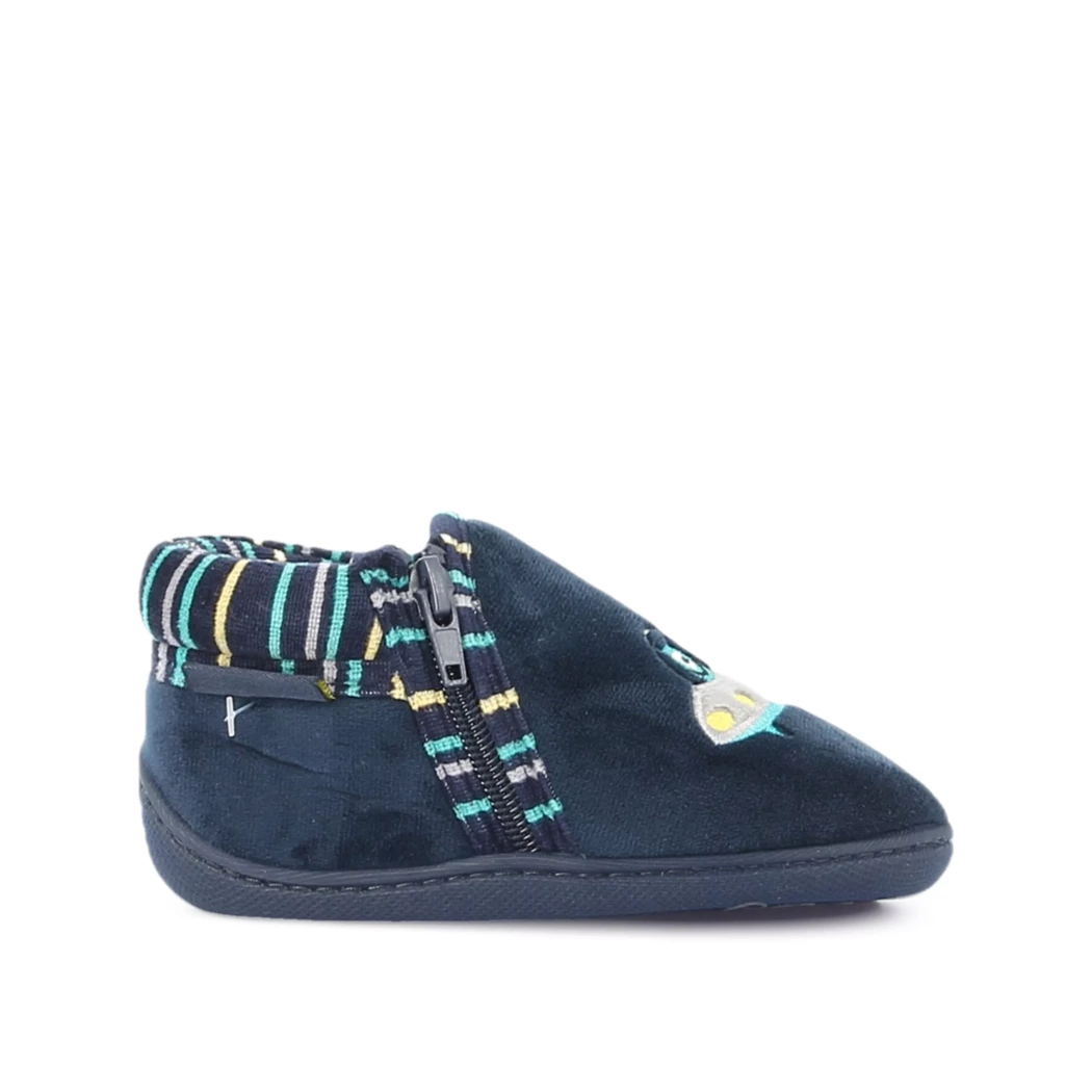 Image (2) de la chaussures Isotoner - Pantoufles et Chaussons Bleu en Textile