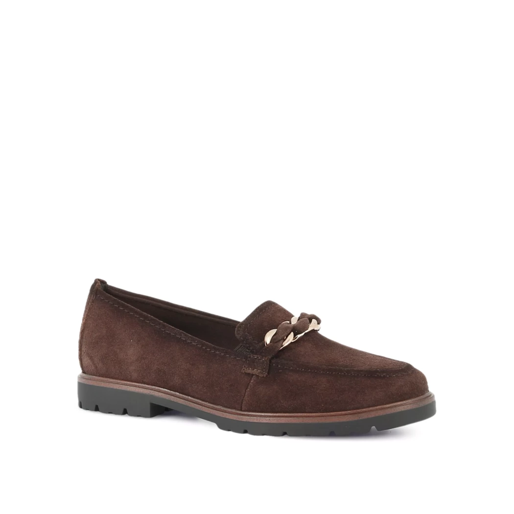 Image (1) de la chaussures Tamaris - Mocassins Marron en Cuir nubuck