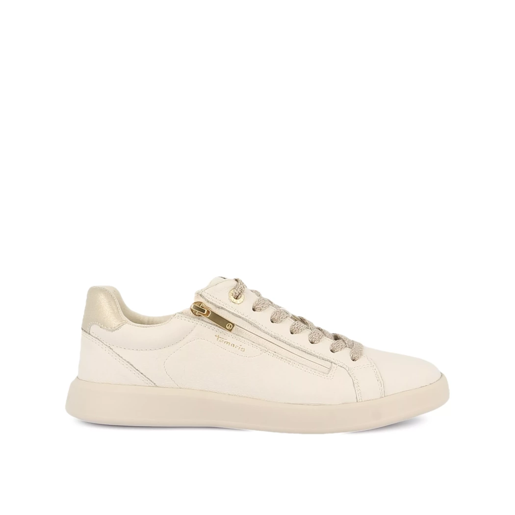 Image (2) de la chaussures Tamaris - Baskets Blanc en Cuir
