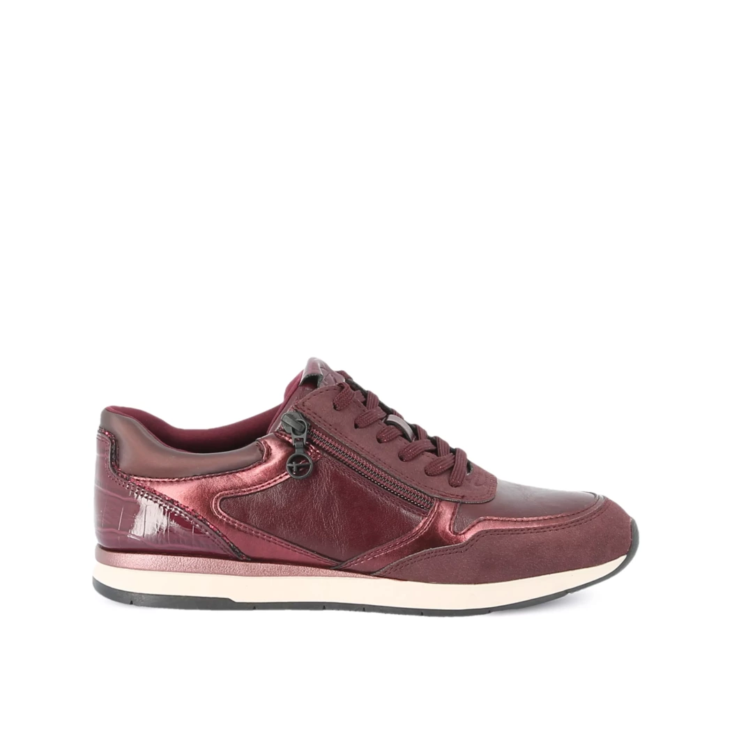 Image (2) de la chaussures Tamaris - Baskets Bordeaux en Multi-Matières