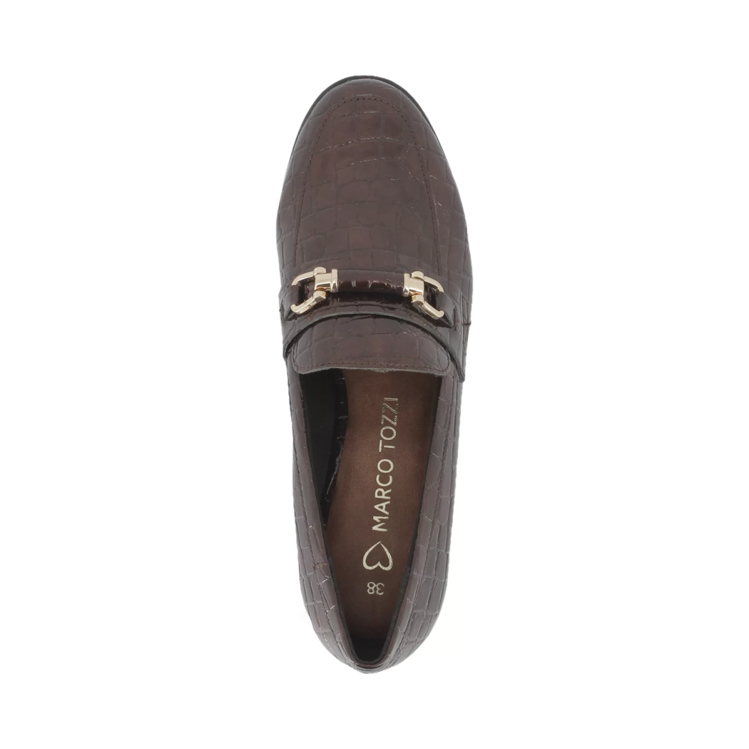Image (6) de la chaussures Marco Tozzi - Mocassins Marron en Cuir synthétique