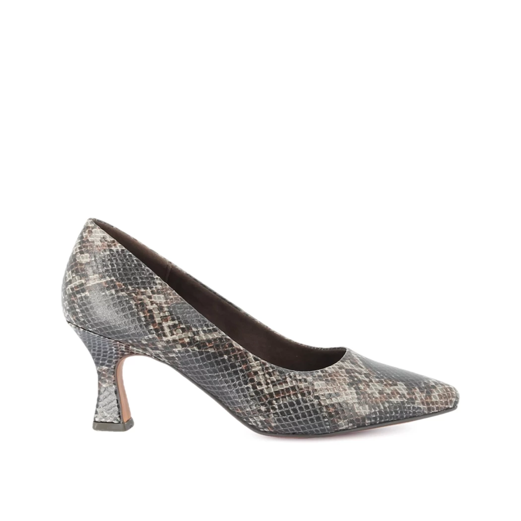 Image (2) de la chaussures Marco Tozzi - Escarpins Marron en Cuir synthétique