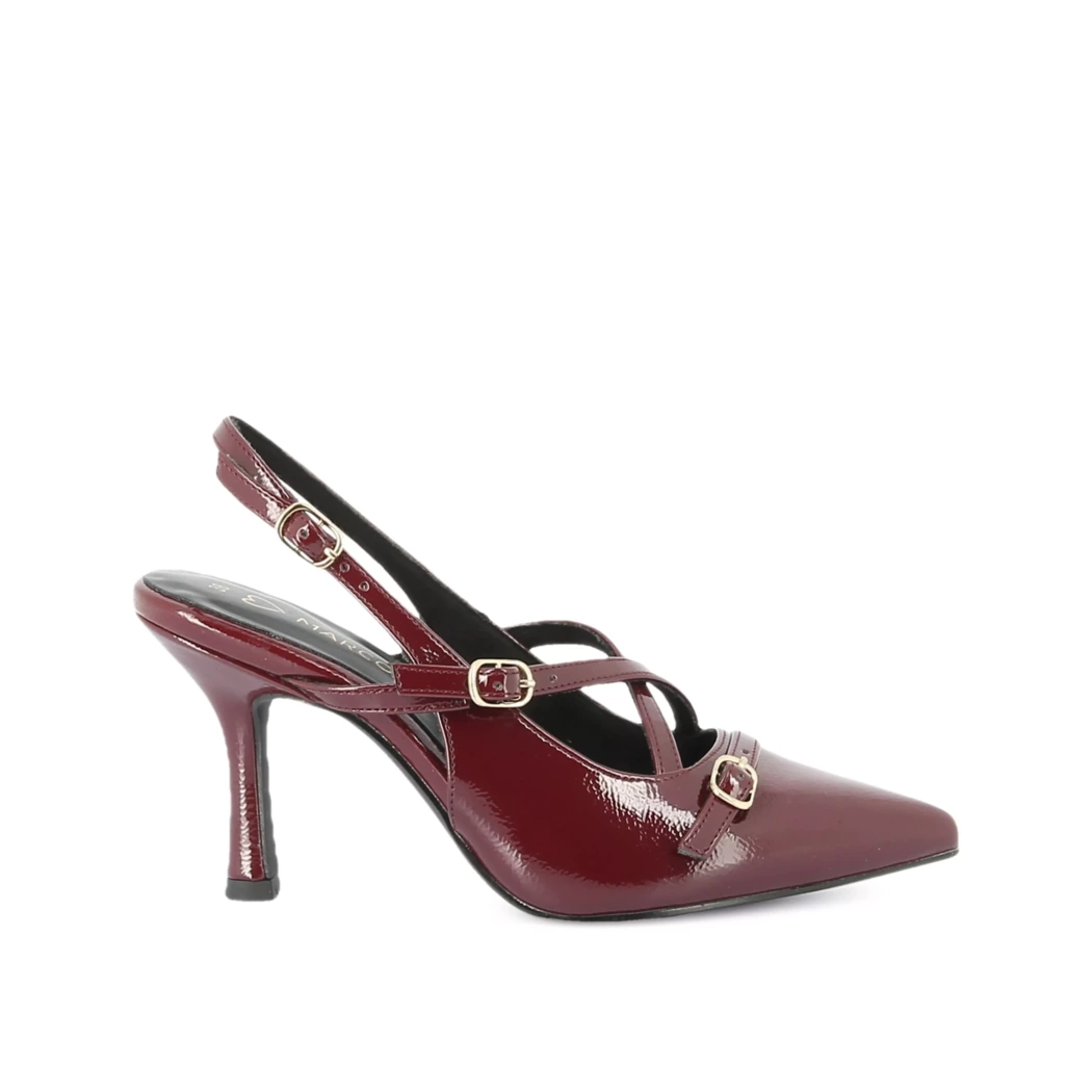 Image (2) de la chaussures Marco Tozzi - Escarpins Bordeaux en Cuir synthétique