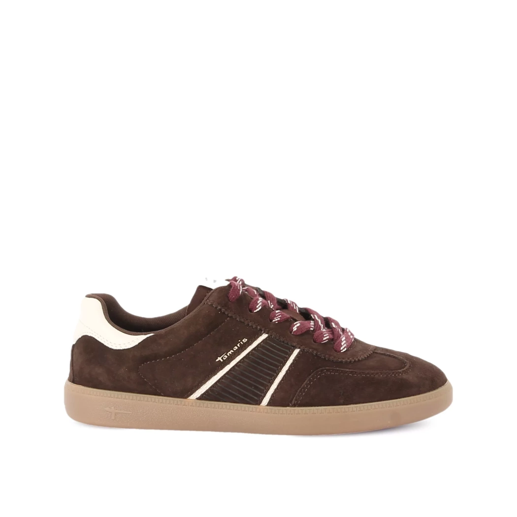 Image (2) de la chaussures Tamaris - Baskets Marron en Cuir nubuck