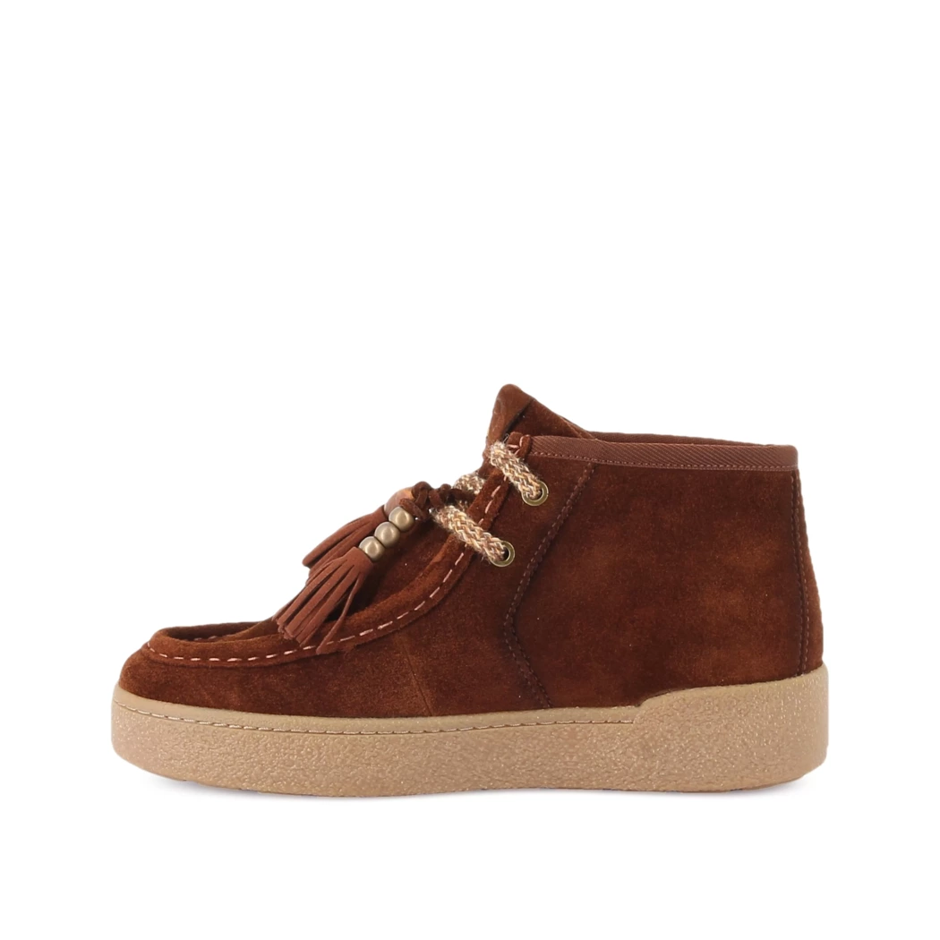 Image (4) de la chaussures Tamaris - Bottines Cuir naturel / Cognac en Cuir nubuck