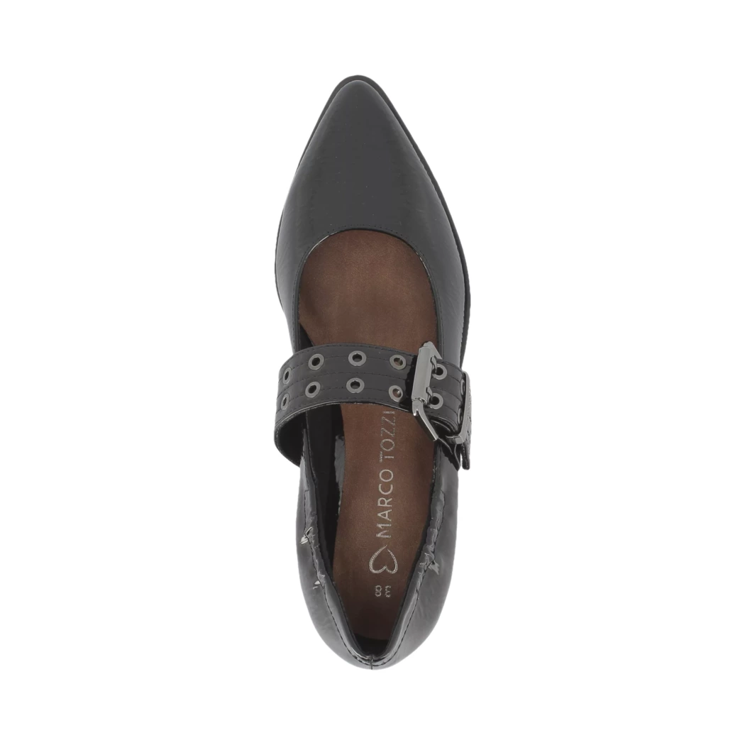 Image (6) de la chaussures Marco Tozzi - Ballerines Noir en Cuir synthétique