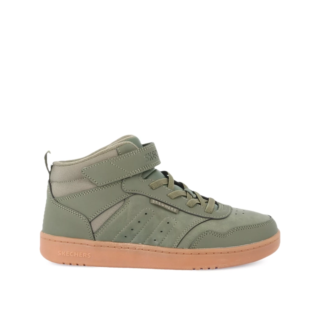 Image (2) de la chaussures Skechers - Bottines Vert en Cuir synthétique