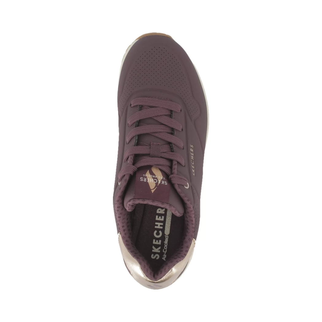 Image (6) de la chaussures Skechers - Baskets Violet / Lilas en Cuir synthétique