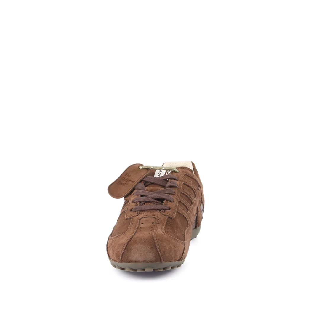 Image (5) de la chaussures Geox - Baskets Marron en Cuir nubuck