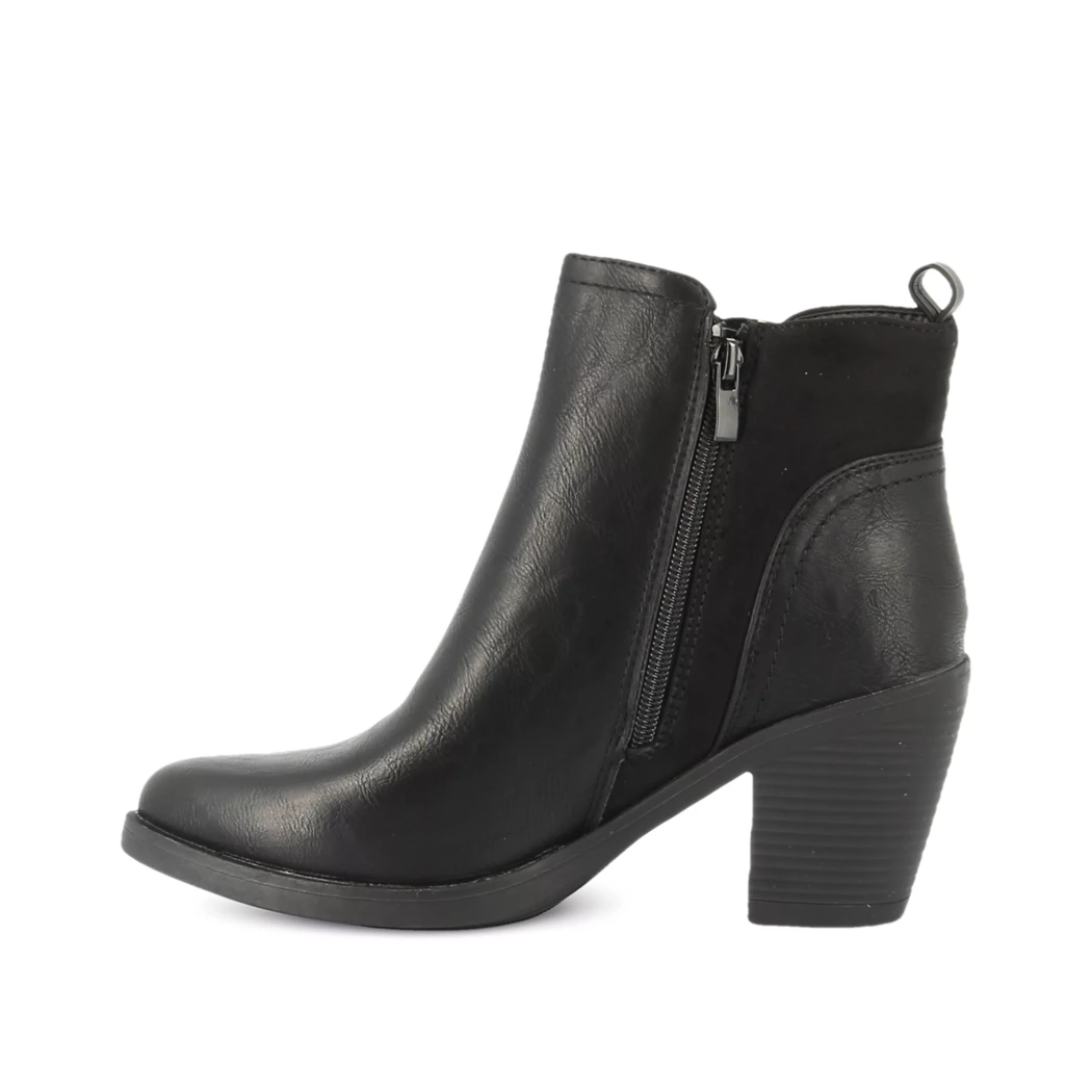 Image (4) de la chaussures Smart Standard - Boots Noir en Cuir synthétique