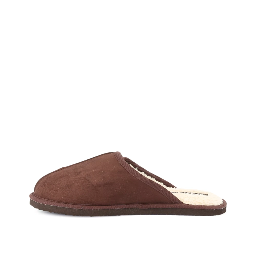 Image (4) de la chaussures Jack & Jones - Pantoufles et Chaussons Marron en Cuir nubuck