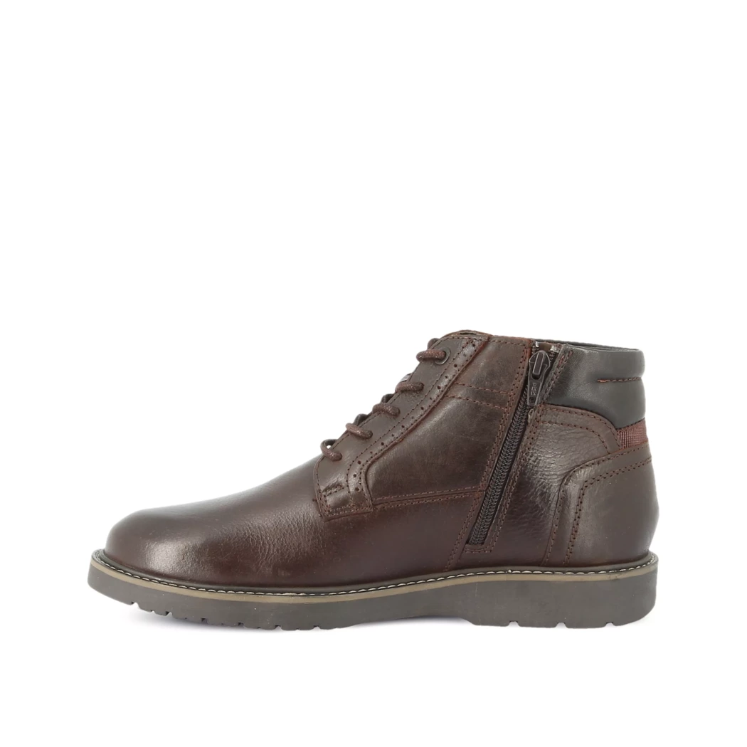 Image (4) de la chaussures Trek Stone - Bottines Marron en Cuir