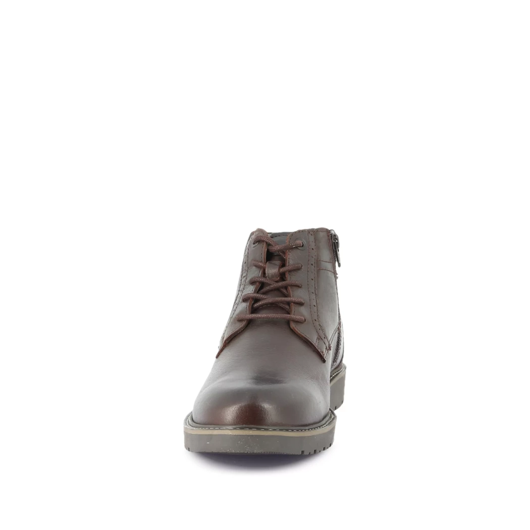 Image (5) de la chaussures Trek Stone - Bottines Marron en Cuir