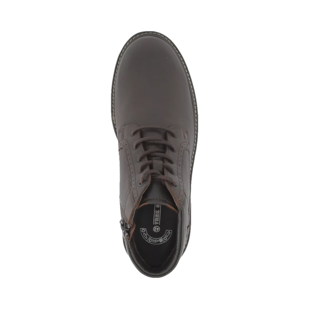 Image (6) de la chaussures Trek Stone - Bottines Marron en Cuir