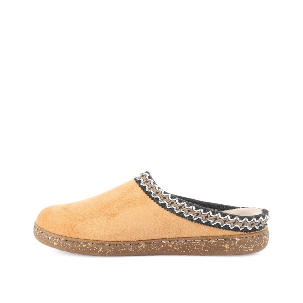 Image (4) de la chaussures OUF!... - Pantoufles et Chaussons Cuir naturel / Cognac en Textile