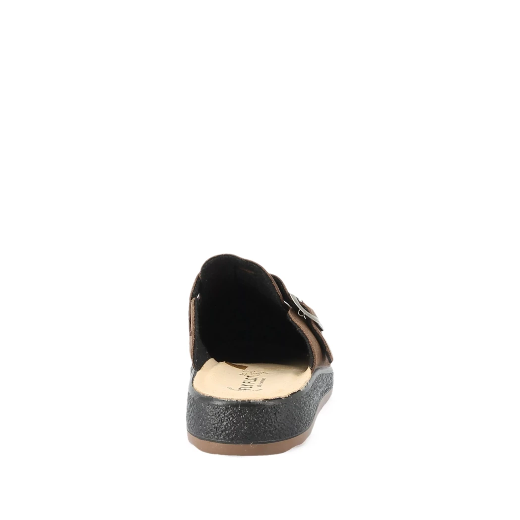Image (3) de la chaussures Fly Flot - Pantoufles et Chaussons Marron en Cuir