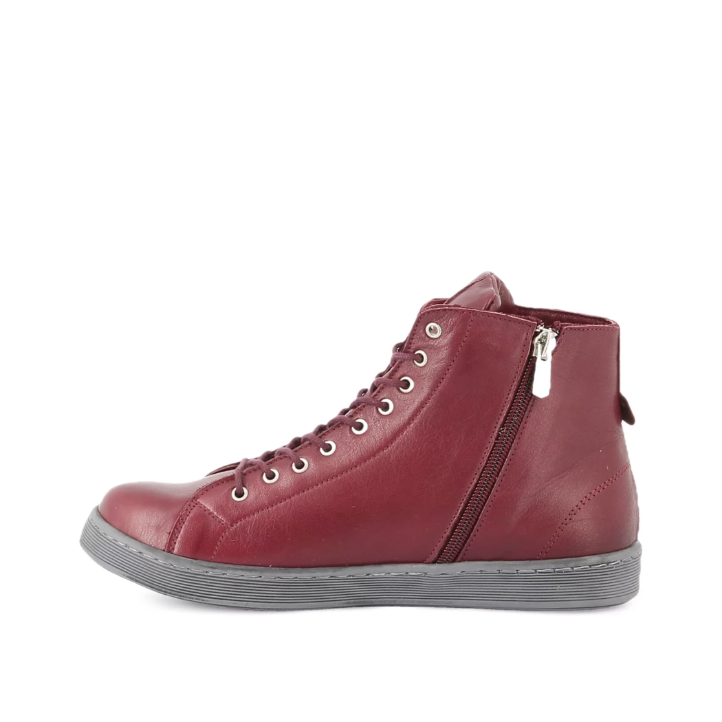 Image (4) de la chaussures Andrea Conti - Bottines Bordeaux en Cuir