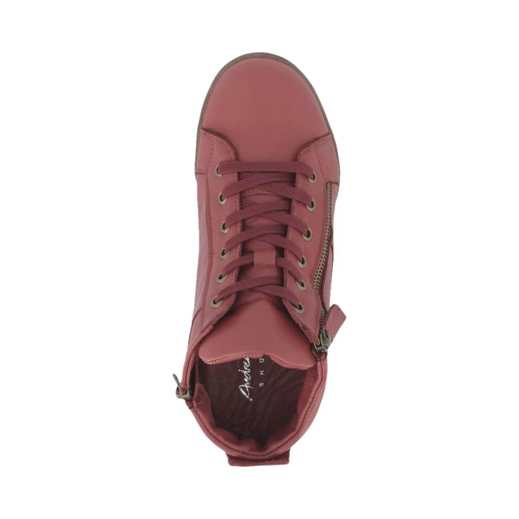 Image (6) de la chaussures Andrea Conti - Bottines Rose en Cuir