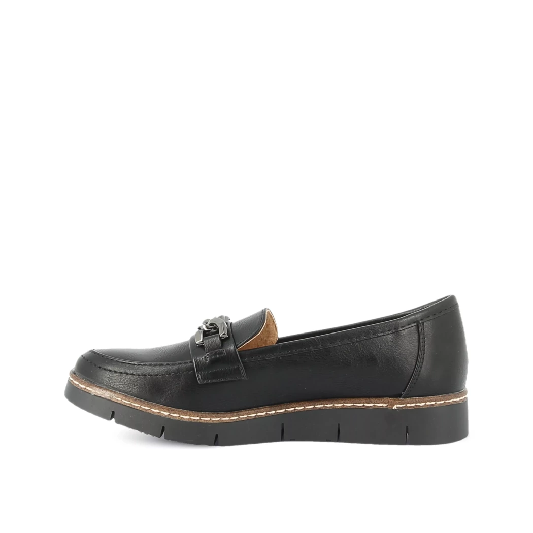 Image (4) de la chaussures Smart Standard - Mocassins Noir en Cuir synthétique