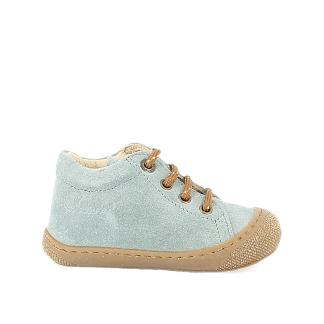 Image (2) de la chaussures Naturino - Bottines Bleu en Cuir nubuck