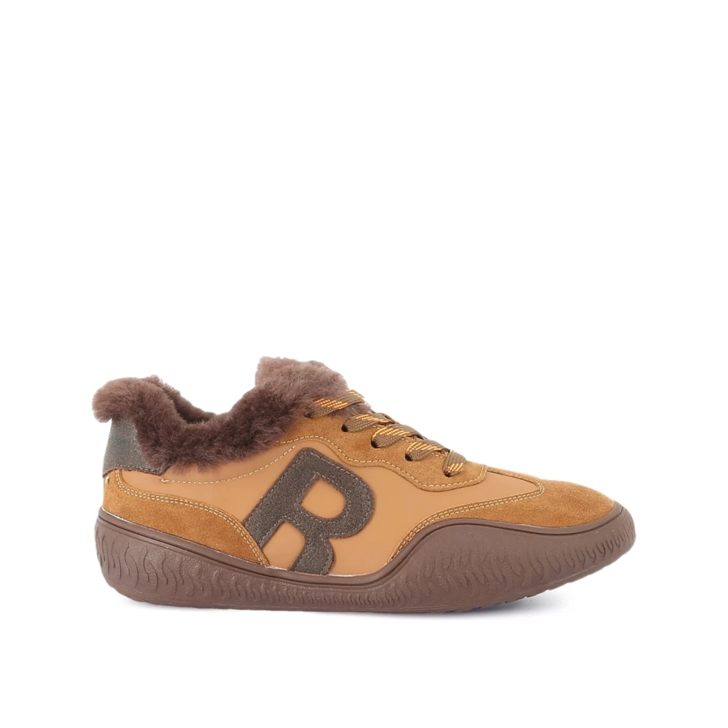 Image (2) de la chaussures Rock Away - Baskets Marron en Cuir synthétique