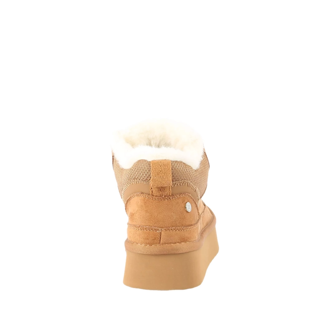 Image (3) de la chaussures Xti - Baskets Cuir naturel / Cognac en Cuir nubuck