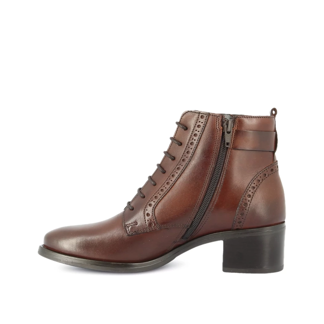 Image (4) de la chaussures Women Office - Bottines Cuir naturel / Cognac en Cuir
