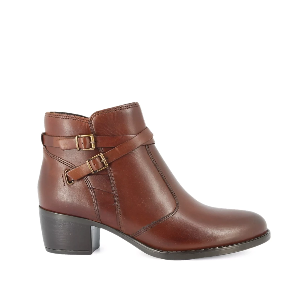 Image (2) de la chaussures Women Office - Boots Marron en Cuir