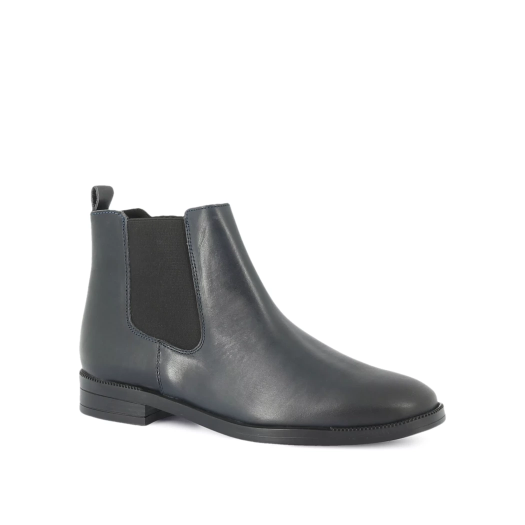 Image (1) de la chaussures Simplement B - Boots Bleu en Cuir