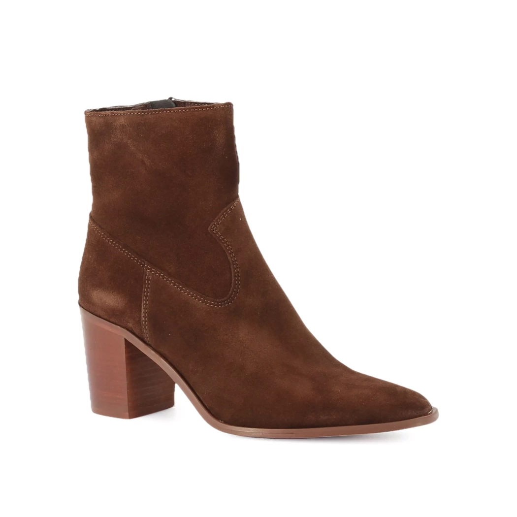 Image (1) de la chaussures Les Fees de Bengale - Boots Marron en Cuir nubuck