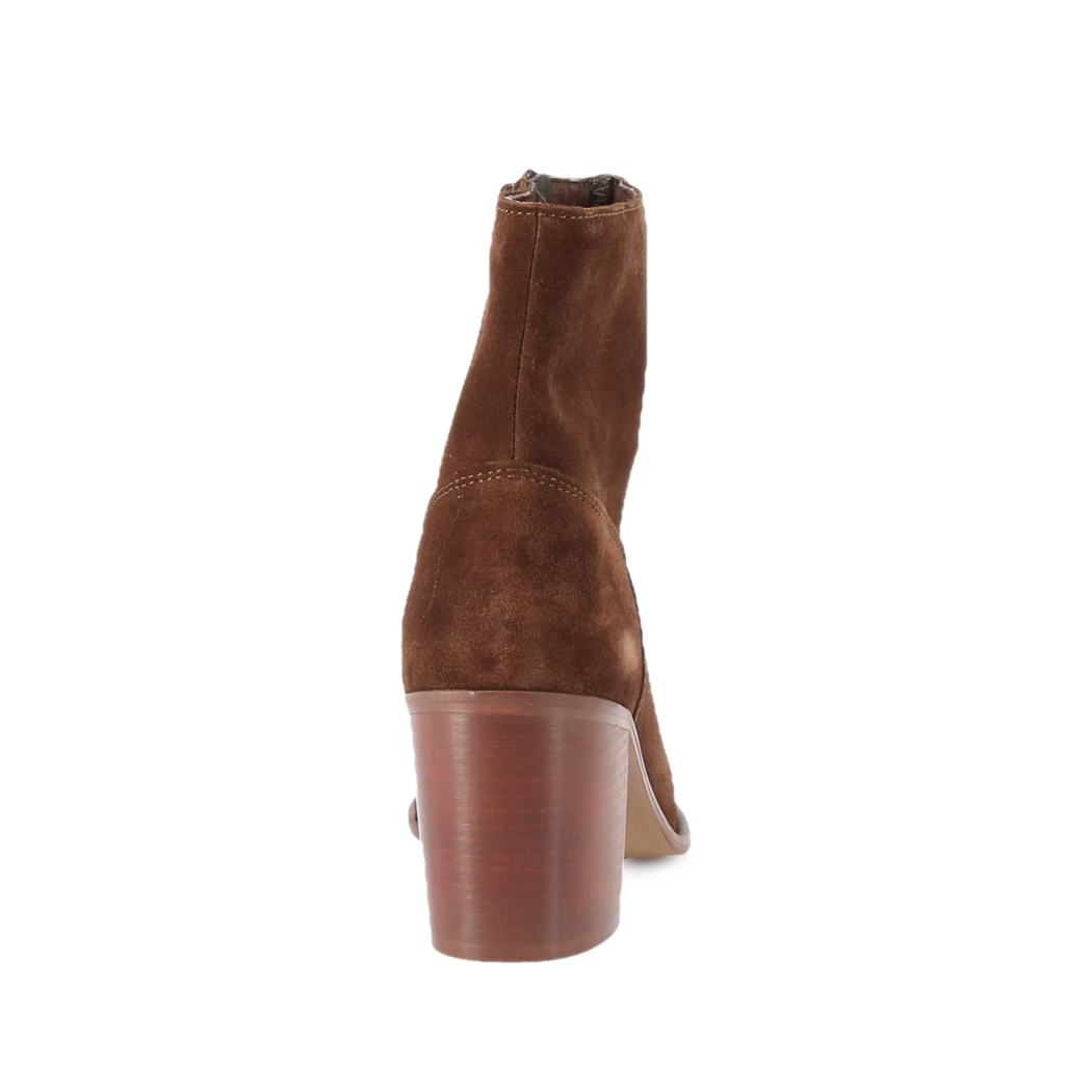 Image (3) de la chaussures Les Fees de Bengale - Boots Marron en Cuir nubuck