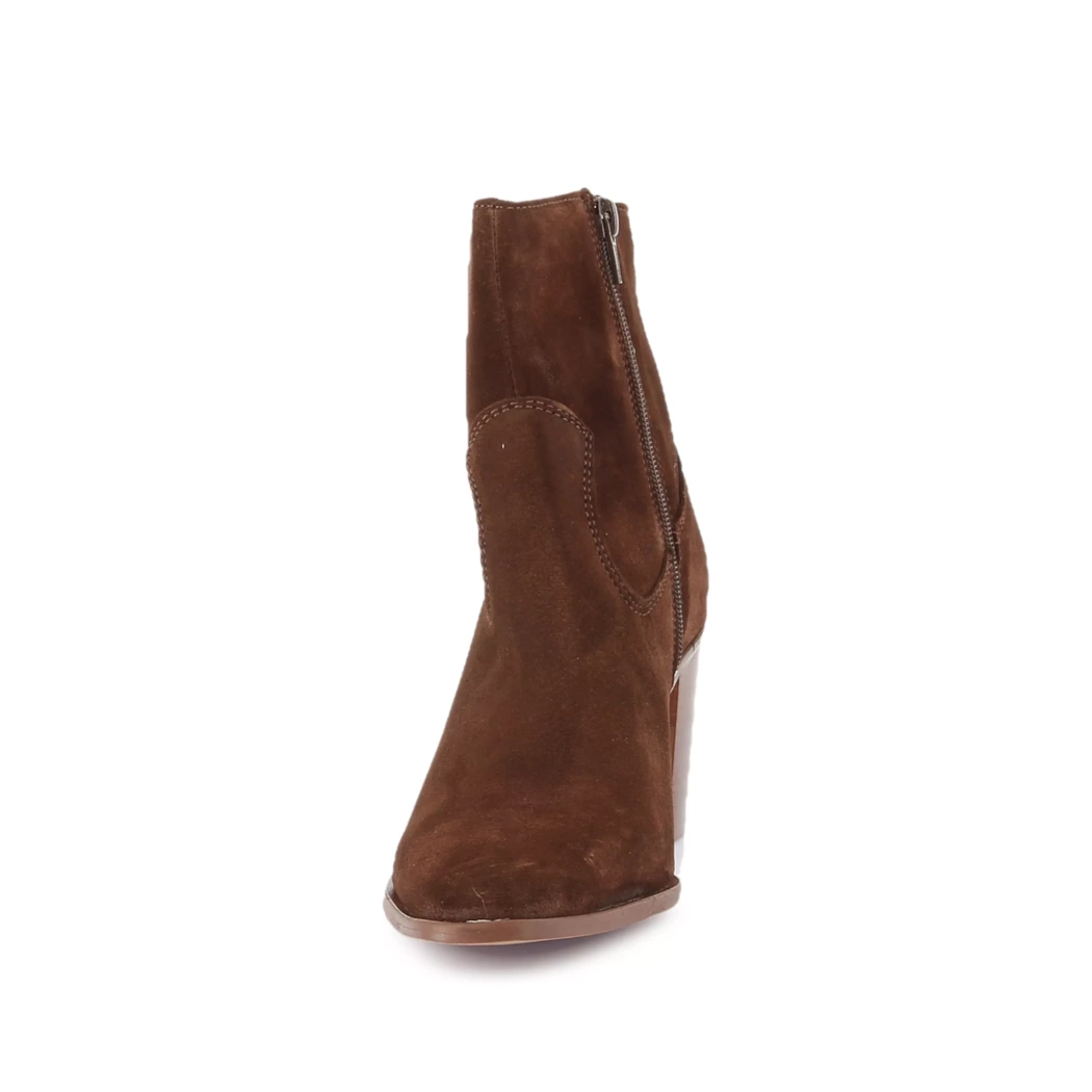 Image (5) de la chaussures Les Fees de Bengale - Boots Marron en Cuir nubuck