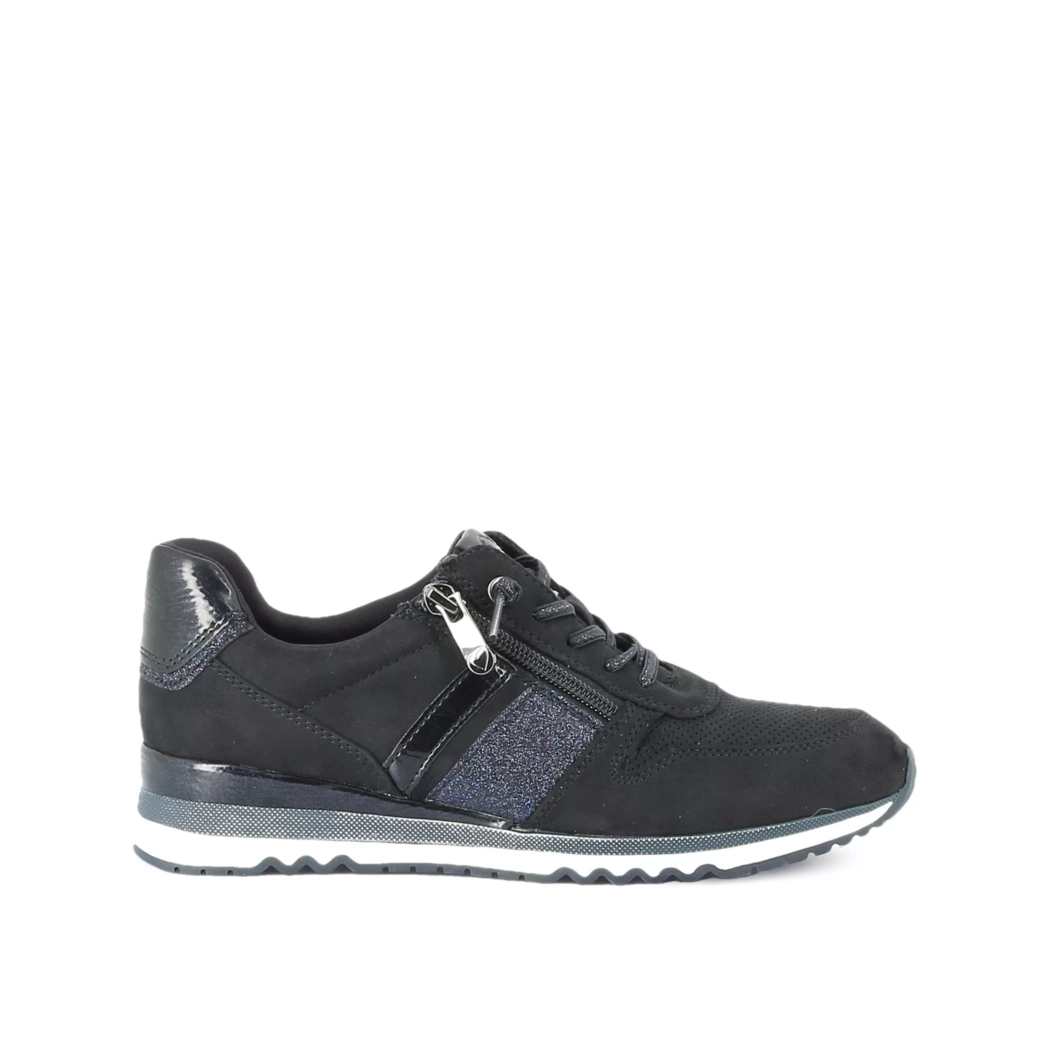 Image (2) de la chaussures Marco Tozzi - Baskets Bleu en Cuir synthétique