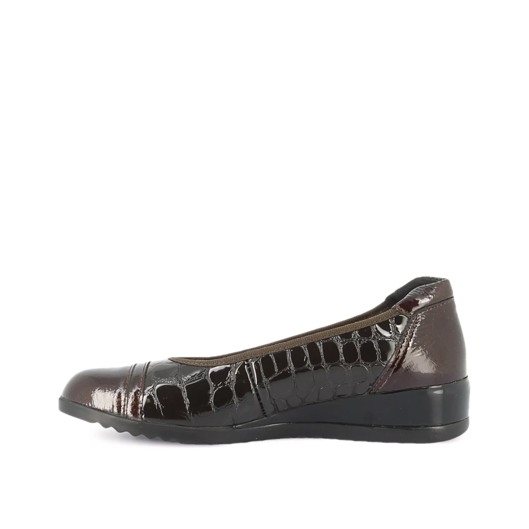 Image (4) de la chaussures Sens - Escarpins Marron en Cuir vernis