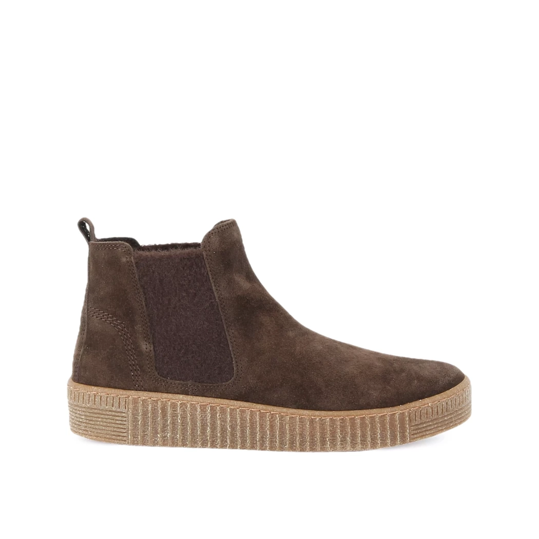 Image (2) de la chaussures Gabor - Boots Marron en Cuir nubuck