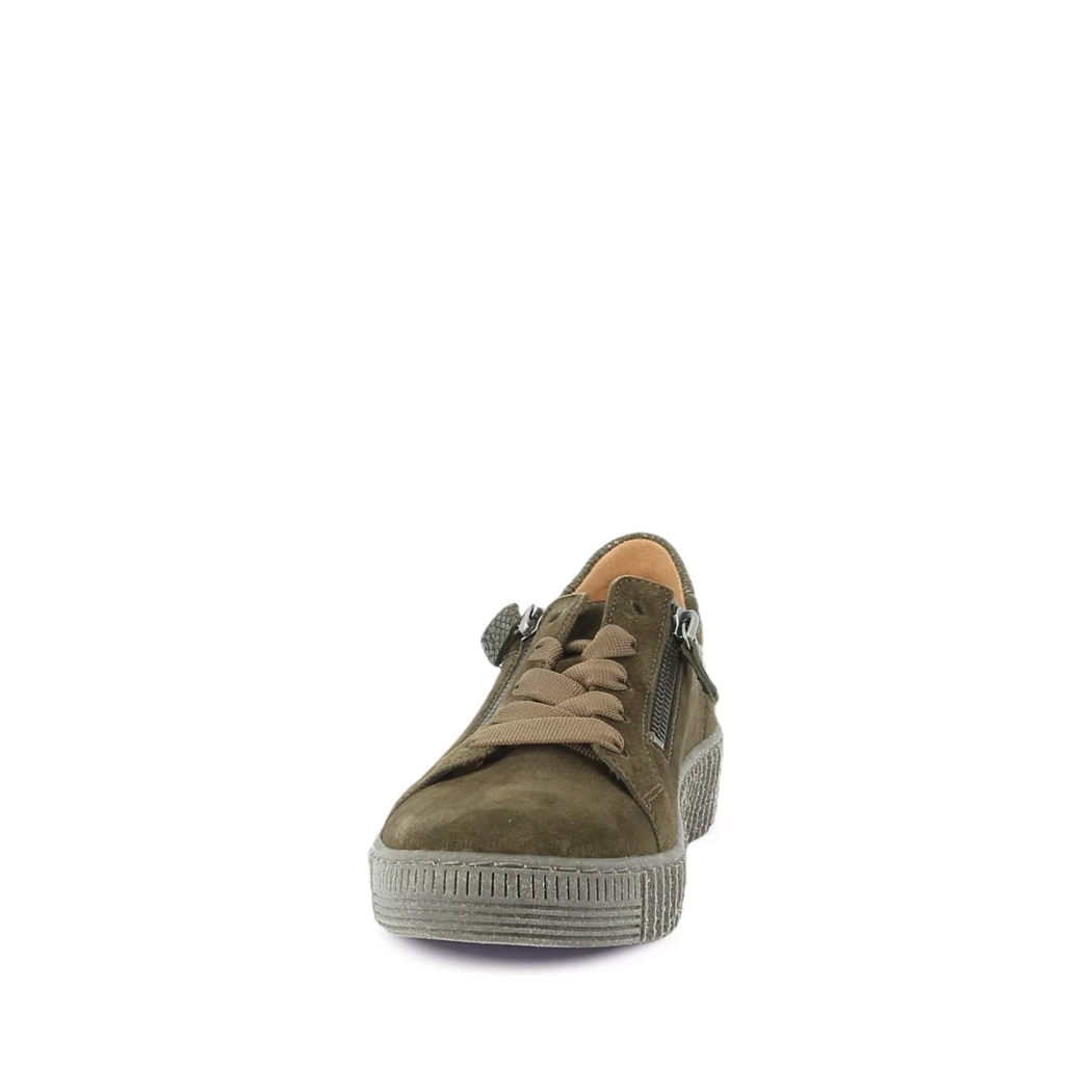 Image (5) de la chaussures Gabor - Baskets Vert en Cuir nubuck