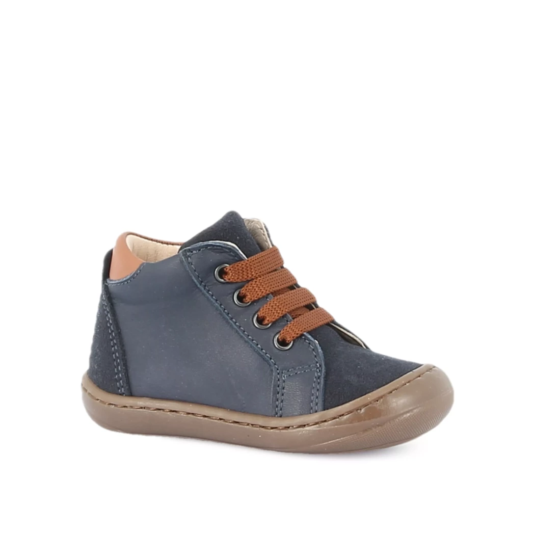 Image (1) de la chaussures Pretty Shoes - Bottines Bleu en Cuir