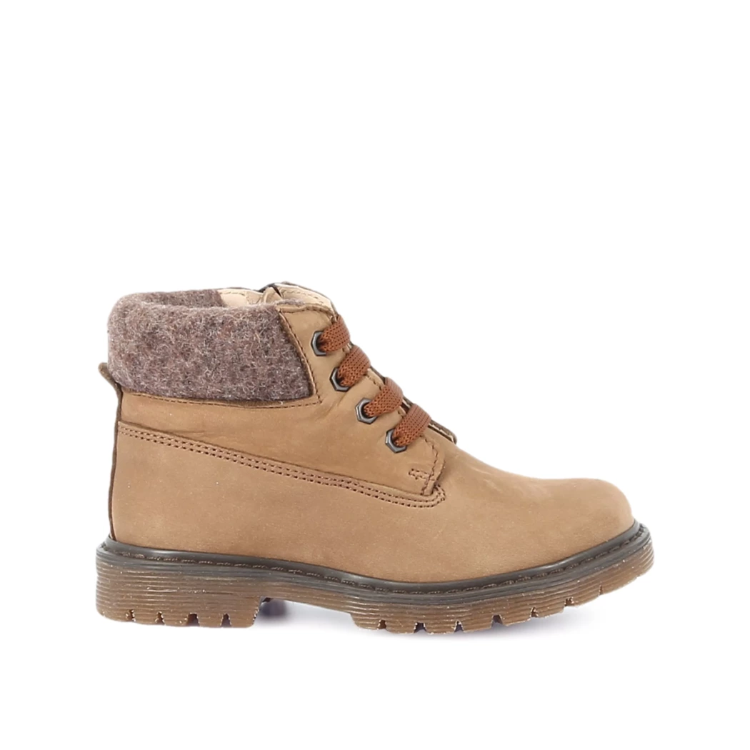 Image (2) de la chaussures Pretty Shoes - Bottines Cuir naturel / Cognac en Cuir nubuck