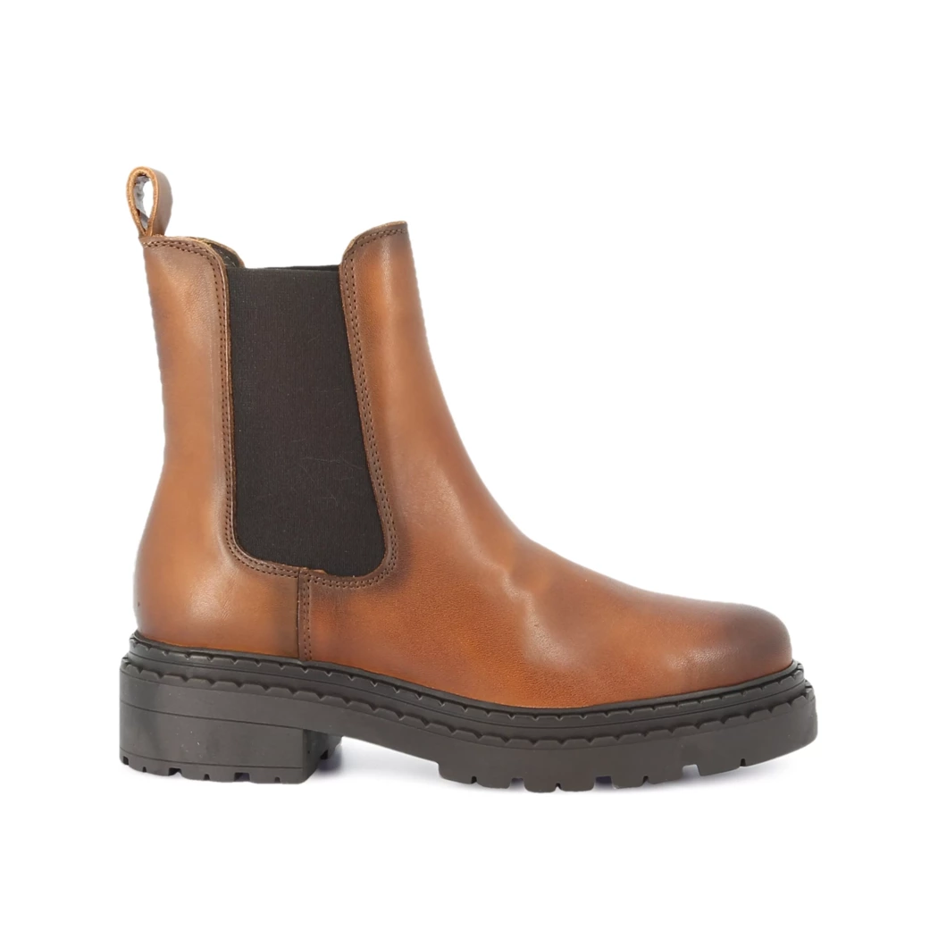 Image (2) de la chaussures Miss Boho - Boots Cuir naturel / Cognac en Cuir