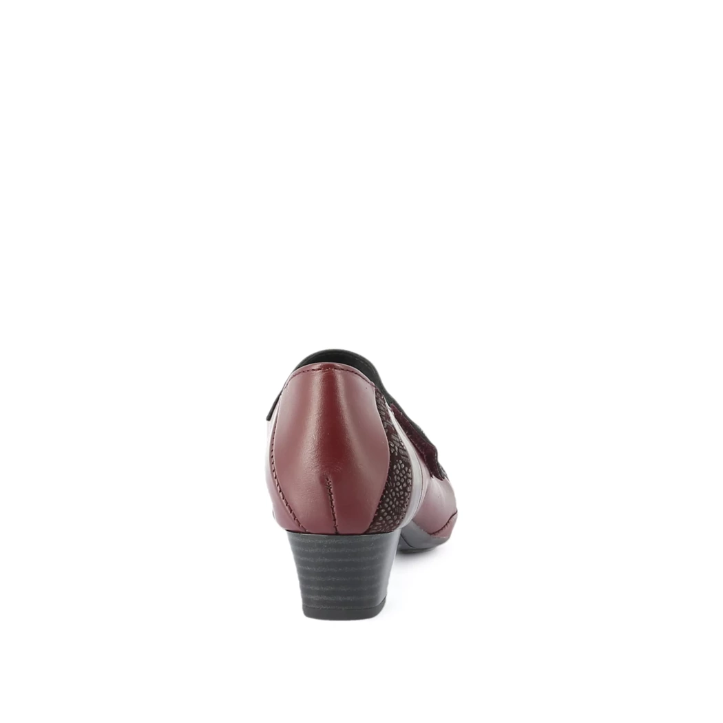 Image (3) de la chaussures Kiarflex - Escarpins Bordeaux en Cuir