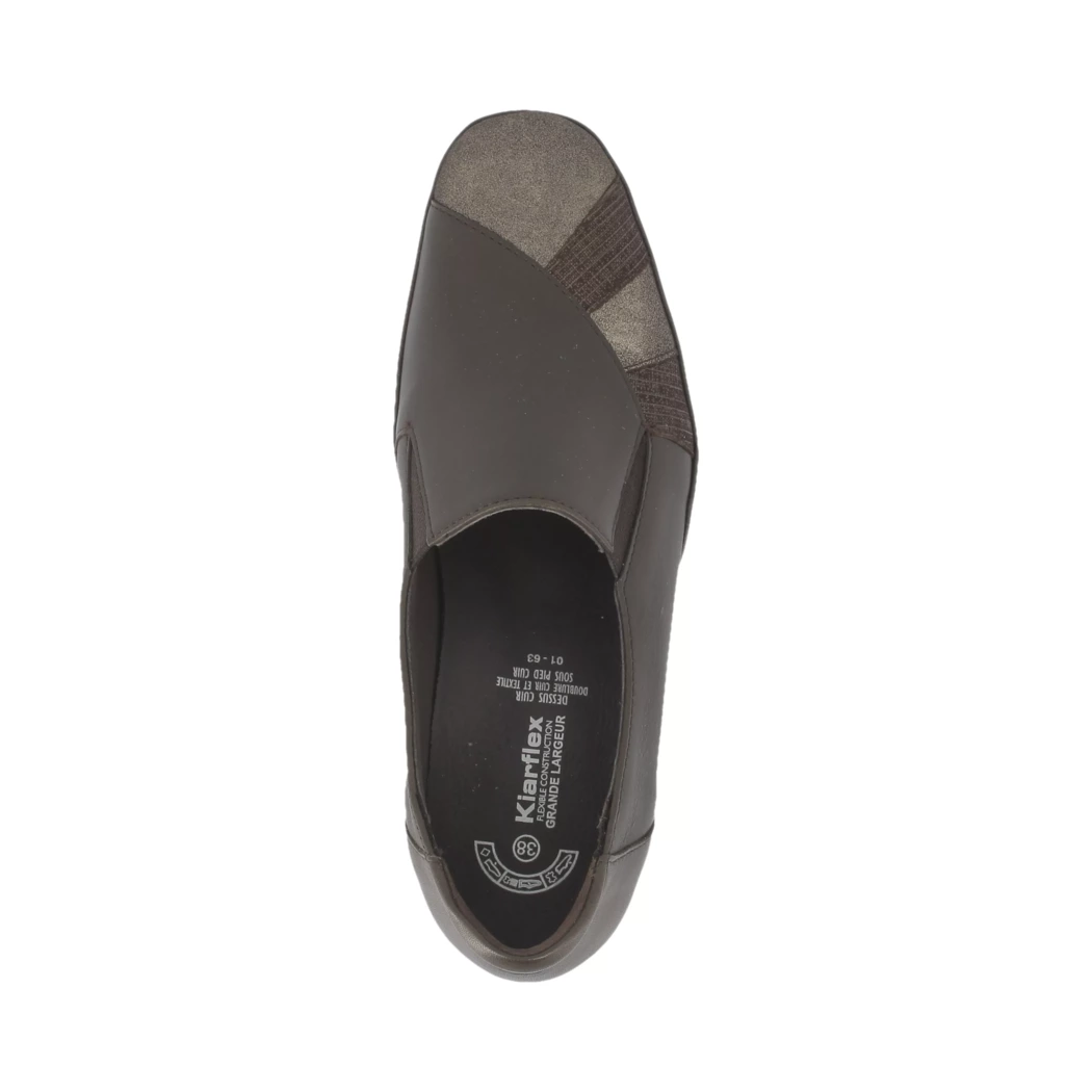 Image (6) de la chaussures Kiarflex - Mocassins Marron en Cuir