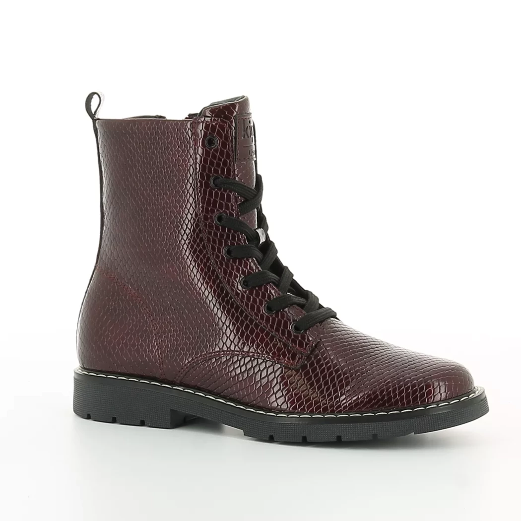 Image (1) de la chaussures Kipling - Bottines Bordeaux en Cuir vernis Image (1) de la chaussures Kipling - Bottines Bordeaux en Cuir vernis