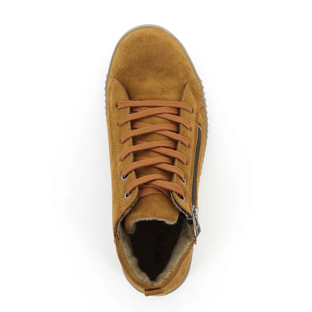 Image (6) de la chaussures Sens - Bottines Cuir naturel / Cognac en Cuir nubuck