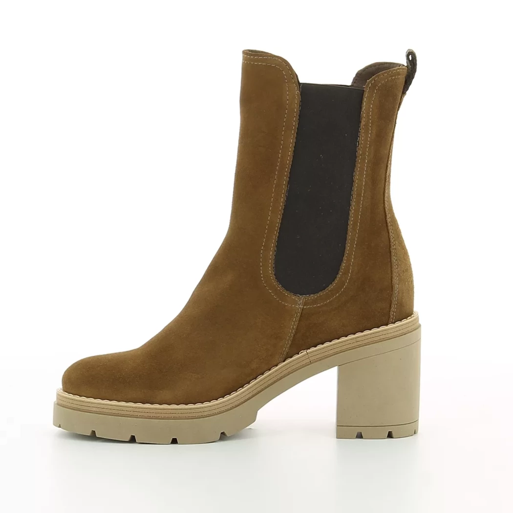 Image (4) de la chaussures Nero Giardini - Boots Cuir naturel / Cognac en Cuir nubuck