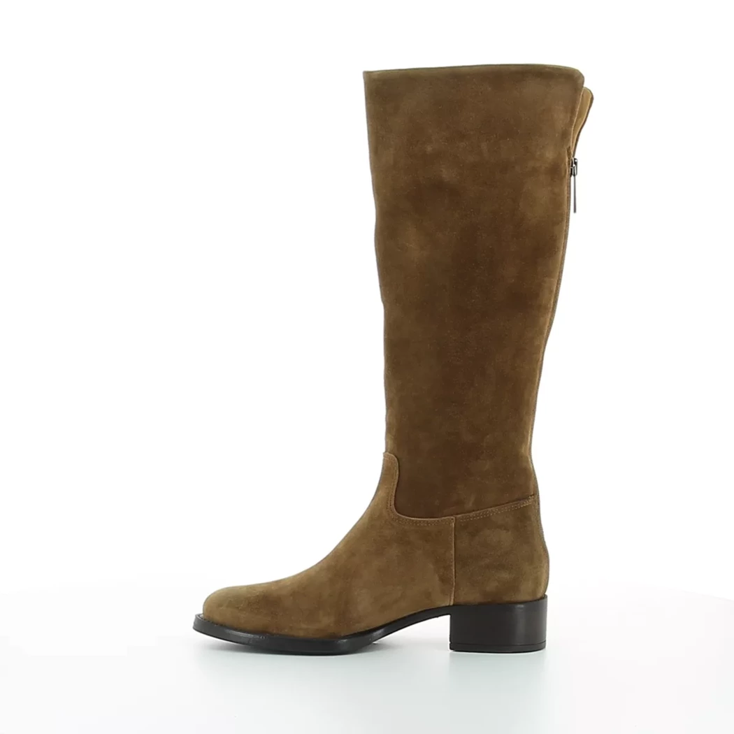 Image (4) de la chaussures Alpe - Bottes Cuir naturel / Cognac en Cuir nubuck