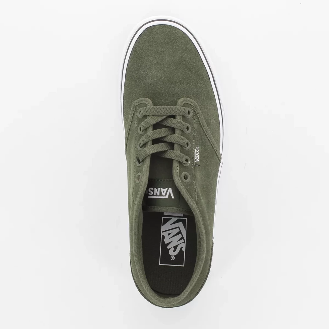 Image (6) de la chaussures Vans - Baskets Vert en Cuir nubuck