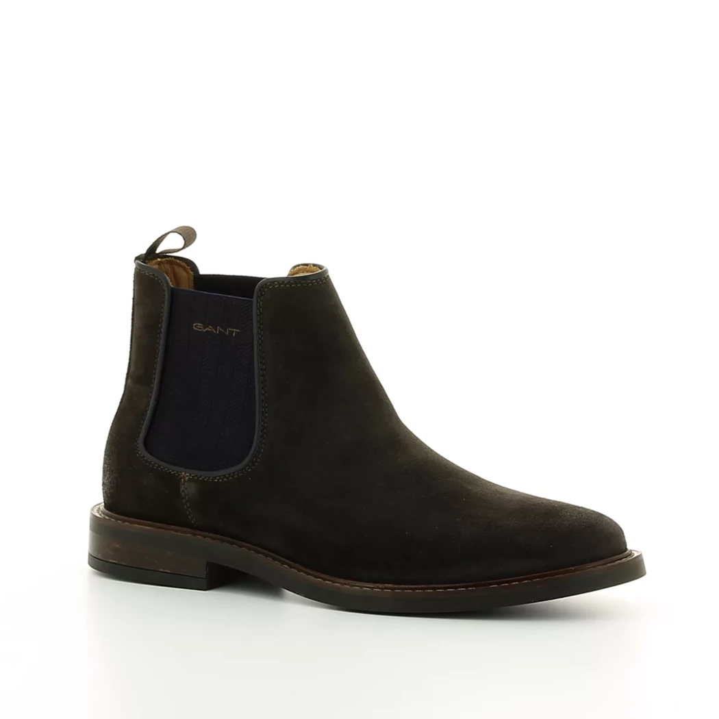 Image (1) de la chaussures Gant - Boots Marron en Cuir nubuck